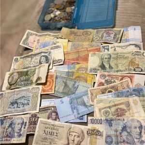 Assorted World Currency Collection